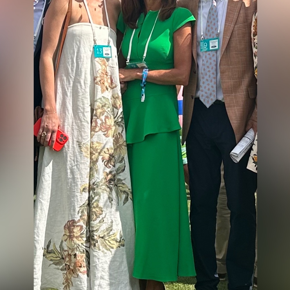 Me & em green maxi dress